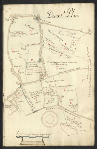 Plans de divers domaines du Liget.