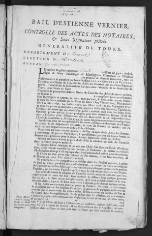 1739 (1er septembre)-1741 (5 janvier)