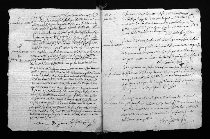 Collection du greffe. Baptêmes, mariages, sépultures, 1786