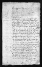 Collection du greffe. Baptêmes, mariages, sépultures, 1757-1758