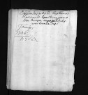 Baptêmes, mariages, sépultures, 1746