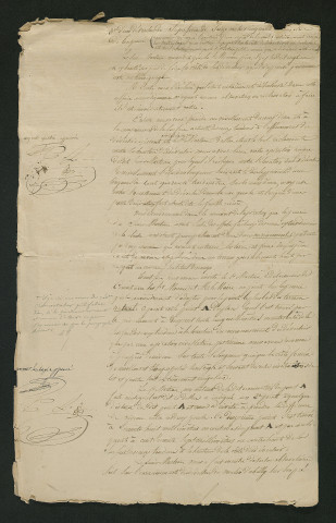 Procès-verbal de visite des lieux (9 septembre 1834)
