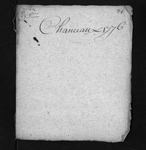 Collection du greffe. Baptêmes, mariages, sépultures, 1776