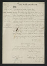 Procès-verbal de récolement après vérification du repère définitif (4 avril 1860)