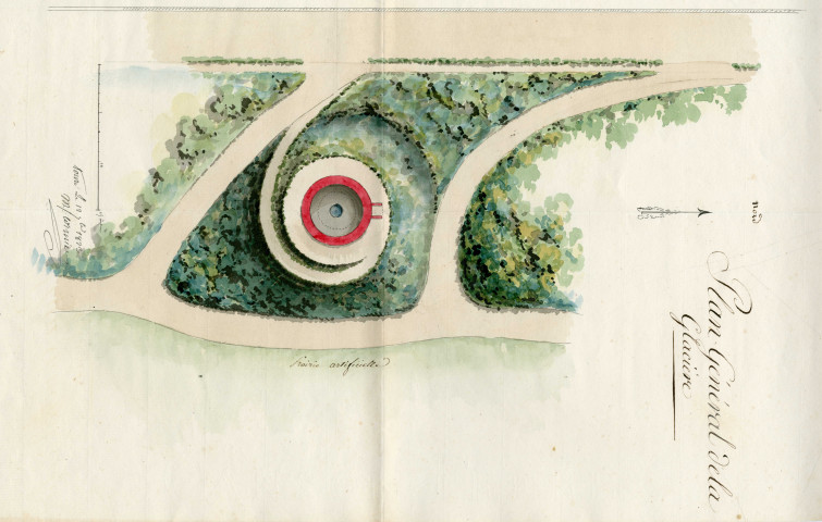 Jardin. - Travaux (an IX-1939), vente de terrains (1833-1845, 1883) : extraits de délibérations, rapports, notes, plans, budgets, affiches, catalogues, devis, mémoires, correspondance.
