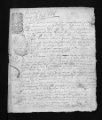 Collection du greffe. Baptêmes, mariages, sépultures, 1730 - Les années 1677-1729 sont lacunaires dans cette collection