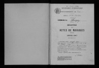 Mariages, 1907-1922