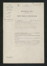 Procès-verbal de visite (24 mars 1854)
