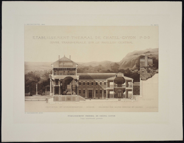"L'Architecte", Revue mensuelle de l'art architectural ancien et moderne, 5ème année, n°5, mai 1910.