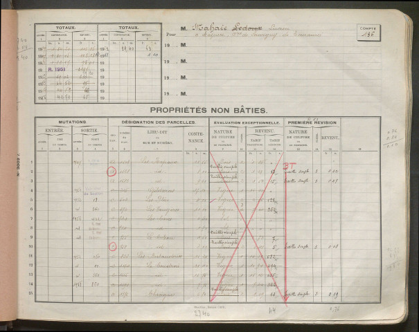 Comptes actifs M - Pio.