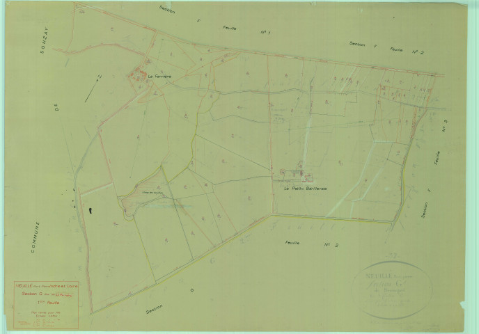Section G, feuille 1