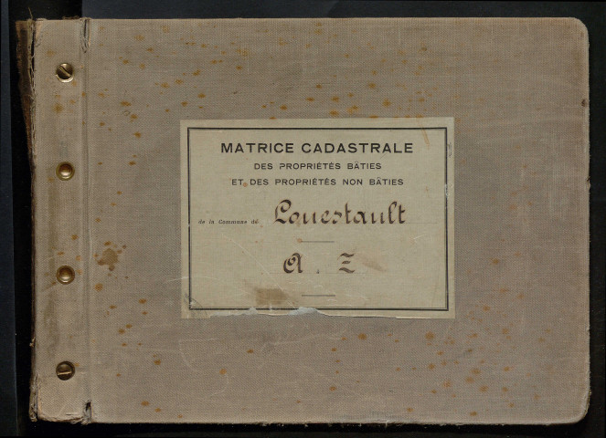 Matrice grise : table des comptes de la matrice ; comptes actifs personnes morales et A - Z ; comptes supprimés.