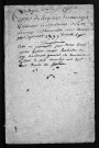 Collection du greffe. Baptêmes, mariages, sépultures, 1737