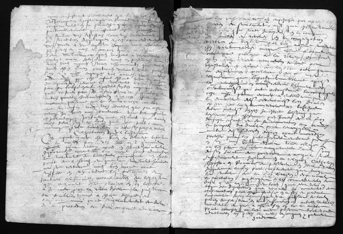 Collection communale. Baptêmes, 1646-1662 ; mariages, 1652-1661 (lac. 1654-1656) ; sépultures 1649-1662