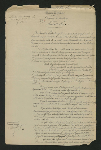 Procès-verbal de vérification (24 octobre 1834)