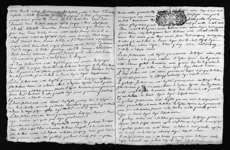 Baptêmes, mariages, sépultures, 1720-1722