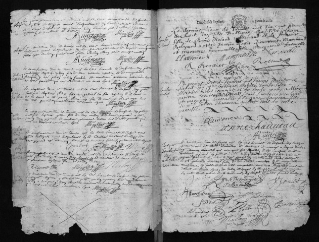 Collection communale. Baptêmes, mariages, sépultures, 1678-1679