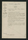Arrêté autorisant le maintien de l'activité de moulin à blé (5 septembre 1906)