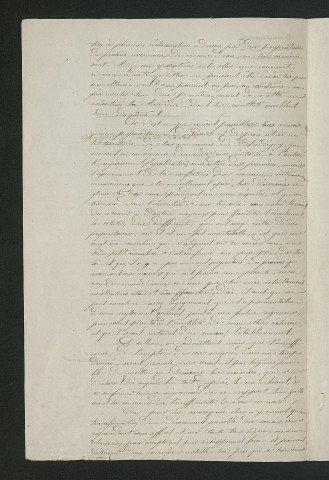 Plan de nivellement (19 septembre 1850)