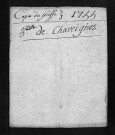 Collection du greffe. Baptêmes, mariages, sépultures, 1755