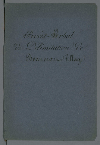 Beaumont-Village (1828, 1936, 1955)