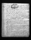 Collection du greffe. Baptêmes, mariages, sépultures, 1726