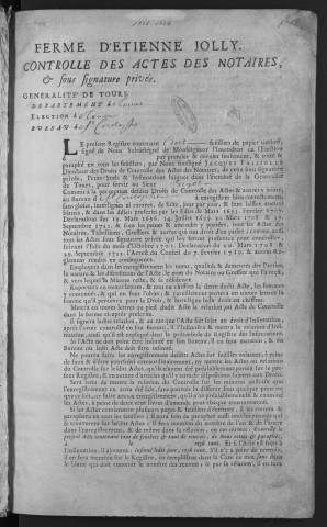 1735 (10 mai)-1736 (19 juin)