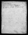 Baptêmes, mariages, sépultures, 1741-1743