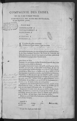 1720 (1er août)-1721 (14 décembre)
