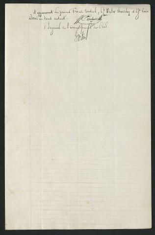Procès-verbal de visite (18 octobre 1832)