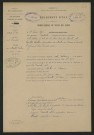 Procès-verbal de visite pour établir le règlement d'eau du moulin (4 février 1904)