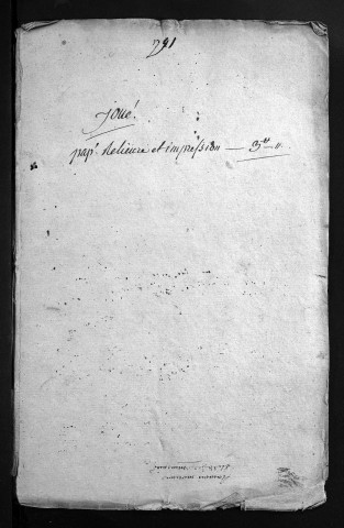 Collection du greffe. Baptêmes, mariages, sépultures, 1791
