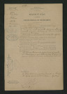 Procès-verbal de récolement (5 décembre 1872)