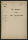 Arrêté portant règlement hydraulique des usines de l'Indre comprises entre le pertuis des brèches et Corbery (13 août 1853)