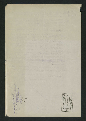 Nouvel arrêté préfectoral autorisant la suppression du moulin (16 décembre 1938)