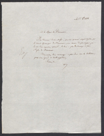 Eglise, presbytère, lavoir et autres bâtiments.