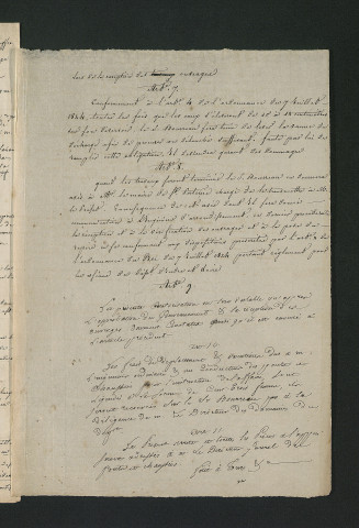 Arrêté préfectoral valant règlement d'eau (14 octobre 1832)
