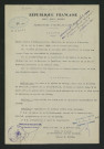 Arrêté préfectoral de délimitation du remous (25 février 1914)
