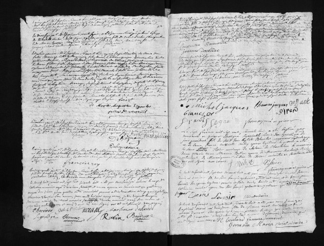 Collection du greffe. Baptêmes, mariages, sépultures, 1768 - L'année 1767 est lacunaire dans cette collection