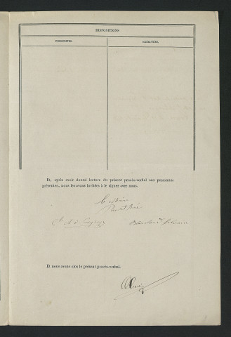 Procès-verbal de récolement des travaux prescrits par l'arrêté du 17 novembre 1859 (20 novembre 1880)