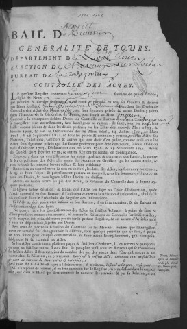 1757 (1er janvier)-1762 (6 mars)