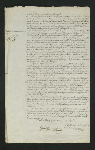 Procès-verbal de visite (25 juillet 1831)