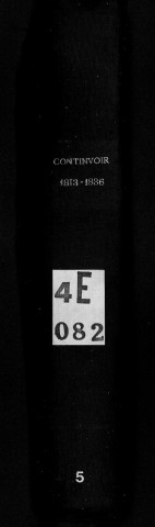 Naissances, mariages, décès, 1813-1836