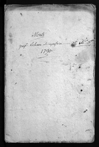 Collection du greffe. Baptêmes, mariages, sépultures, 1790