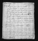 Collection du greffe. Baptêmes, mariages, sépultures, 11 janvier-26 décembre 1754