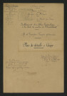 Plan de détail et coupe du bélier hydraulique (23 octobre 1919)
