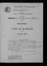 Mariages, 1923-1932