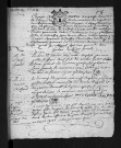Collection du greffe. Baptêmes, mariages, sépultures, 1743
