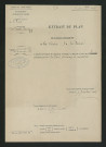 Extrait du plan de la rivière de la Claise (9 novembre 1888)