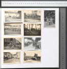 Char et side-cars allemands aux environs de Château-Renault.